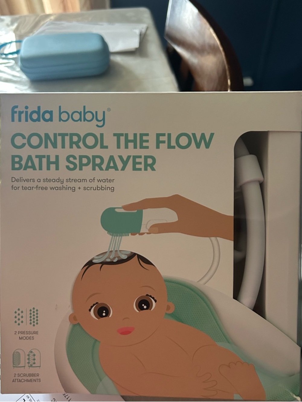 frida baby Control The Flow Bath Sprayer - Mint